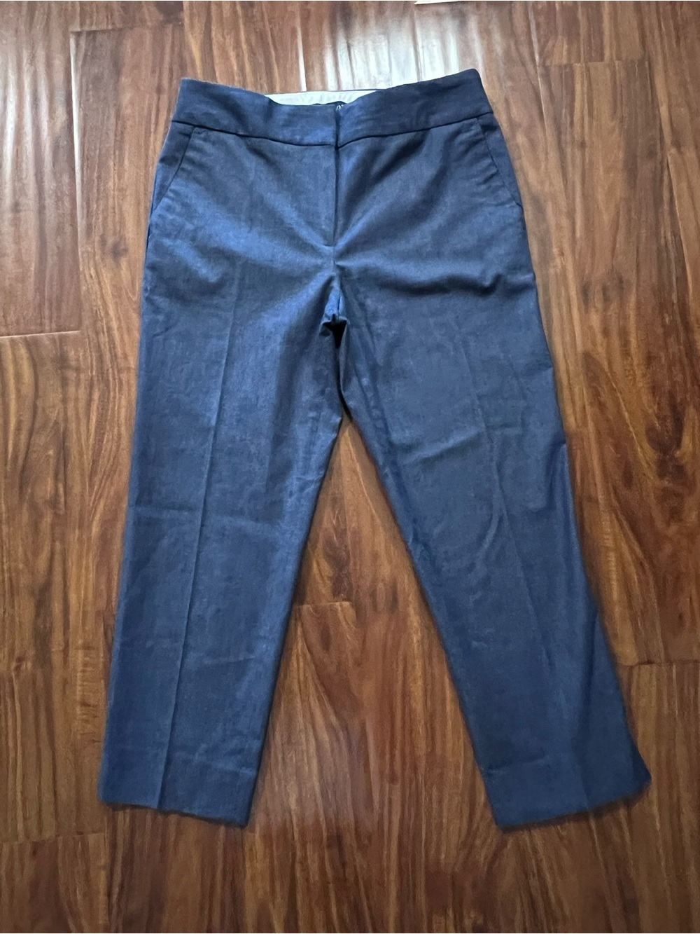 NWOT Talbots Slim Crop Navy Blue Pants size 0 Petite